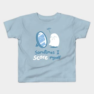 Sometimes I Scare Myself Kids T-Shirt